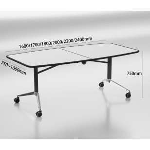 可摺疊異形簡約培訓桌/會議桌